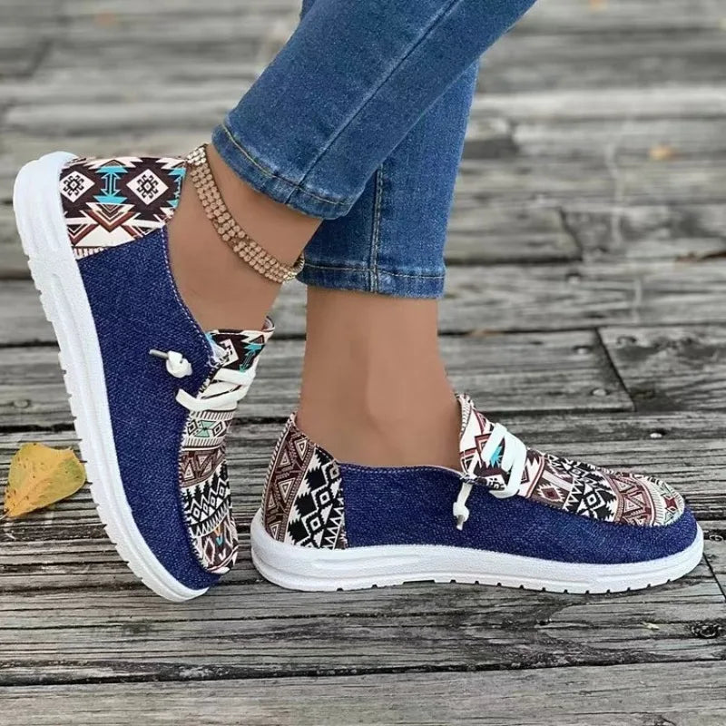 Ava | Orthopedic Patterned Sneakers