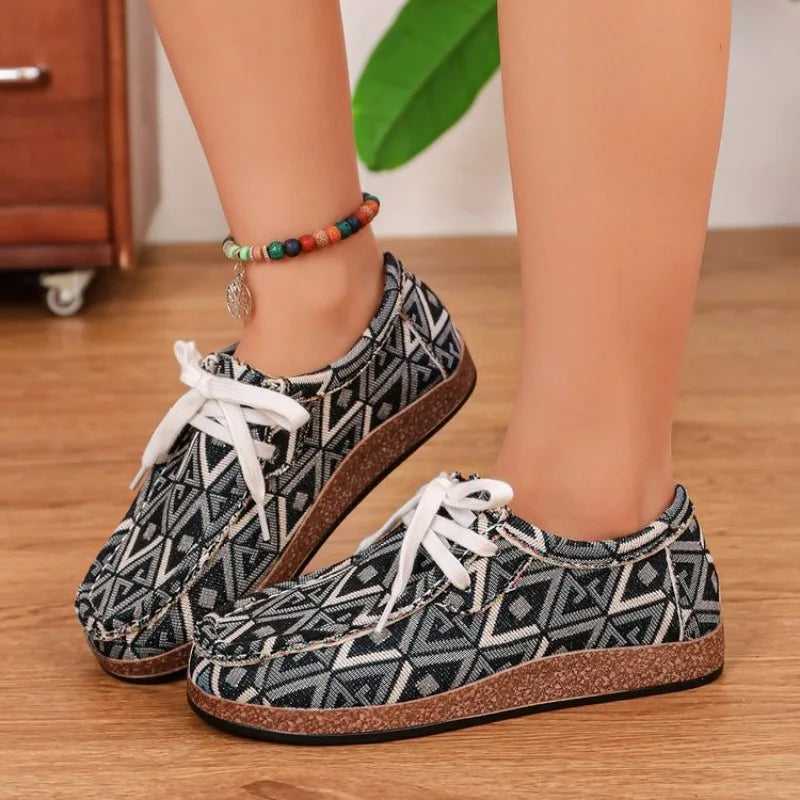 Isla | Orthopedic Patterned Sneakers