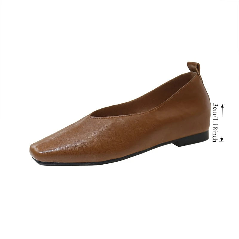 THEA | WOMEN'S GENUINE LEATHER SQUARE-TOE MARY JANE SHOES