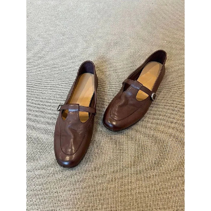 Rosie | Vintage Square-Toe Mary Jane Flats