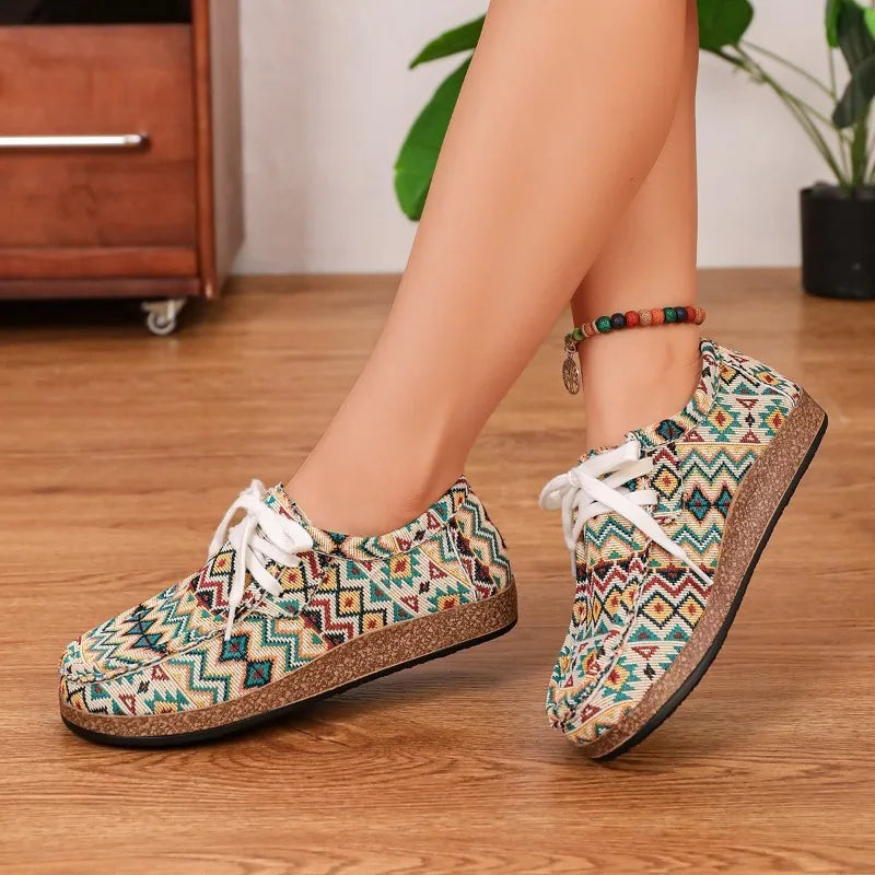 Isla | Orthopedic Patterned Sneakers