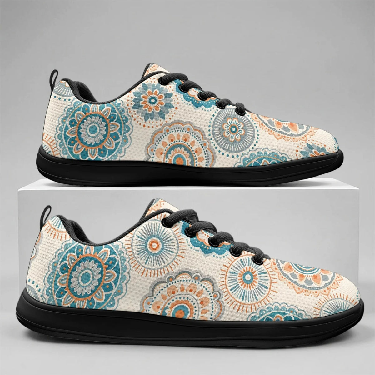 ROMILLY | MANDALA PRINT LIGHTWEIGHT WALKING TRAINERS