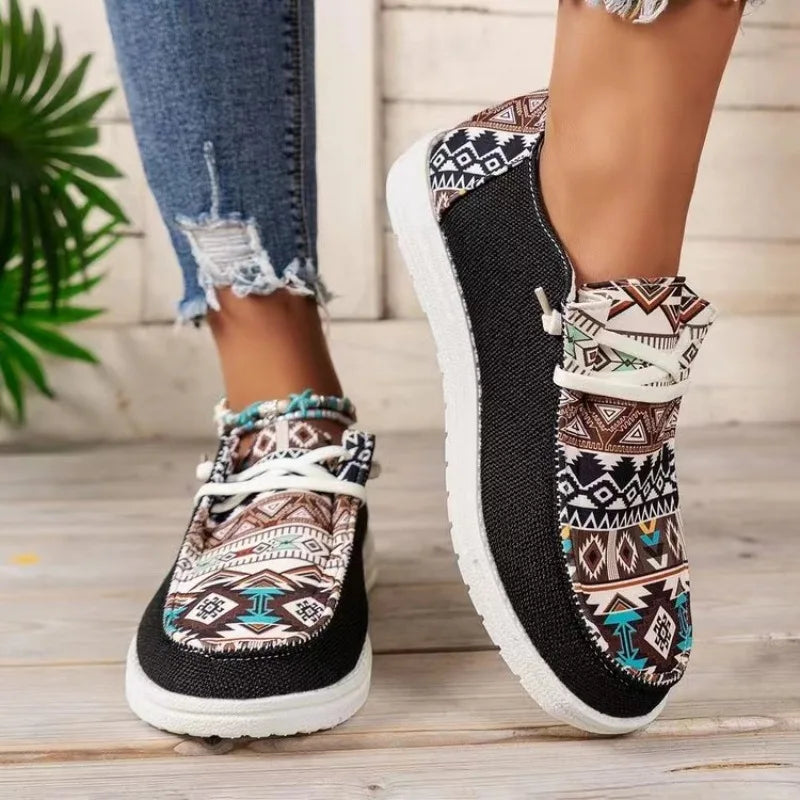 AVA | PATTERNED TRAINERS