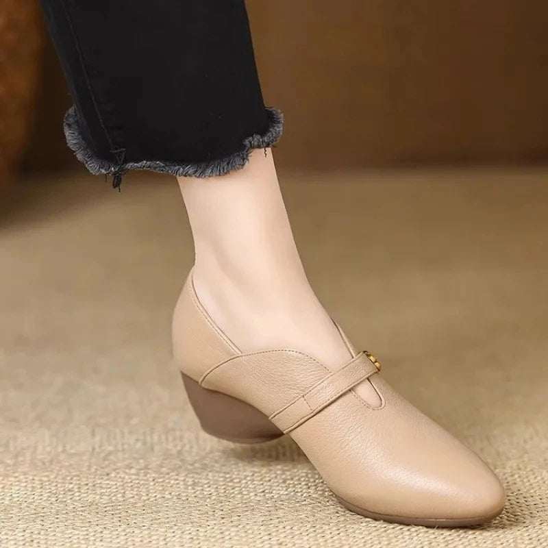 BELLA | GENUINE LEATHER T-STRAP MARY JANE SHOES