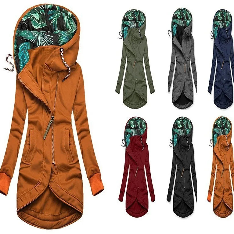 Lauren | Long-Sleeve Hooded Zip Jacket
