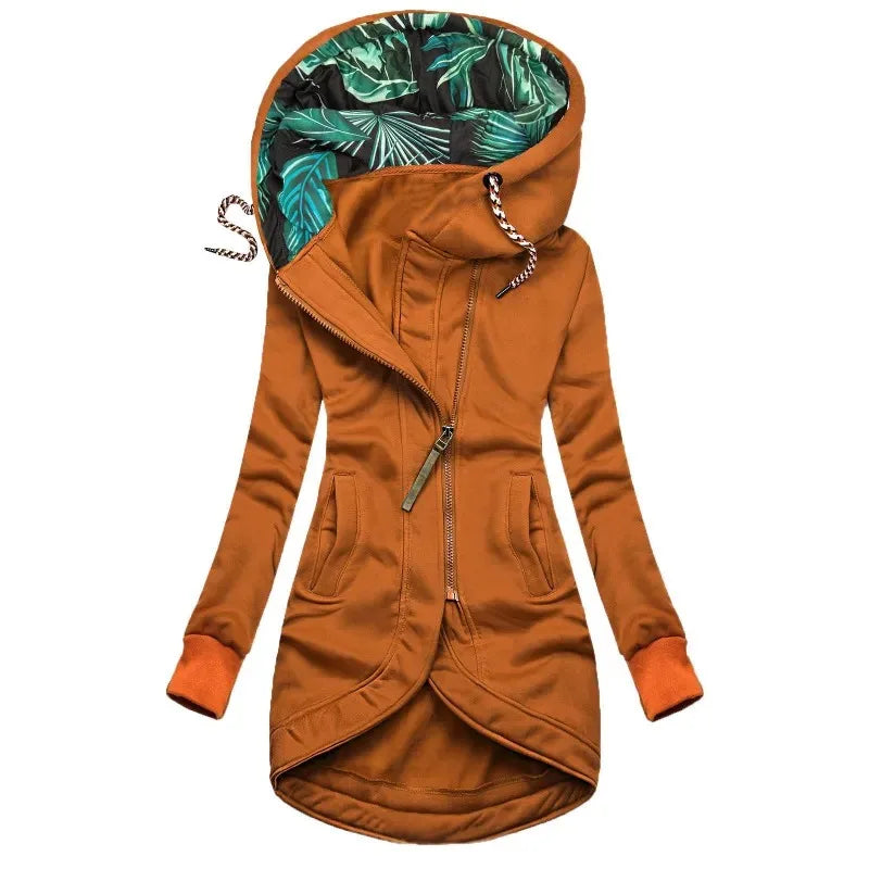 Lauren | Long-Sleeve Hooded Zip Jacket