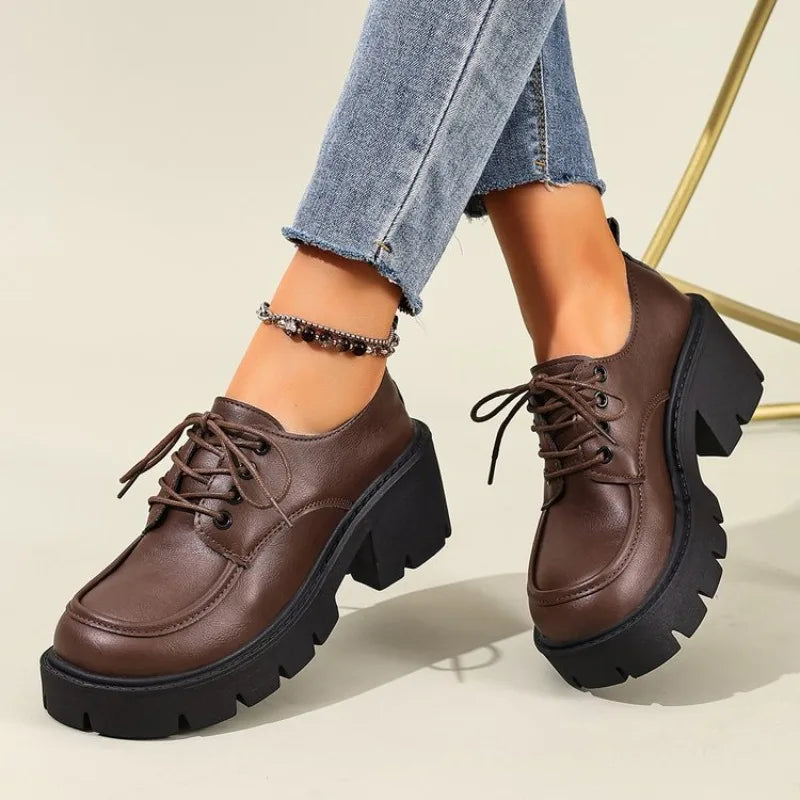 ELOISE | WOMEN'S CHUNKY PLATFORM OXFORD SHOES