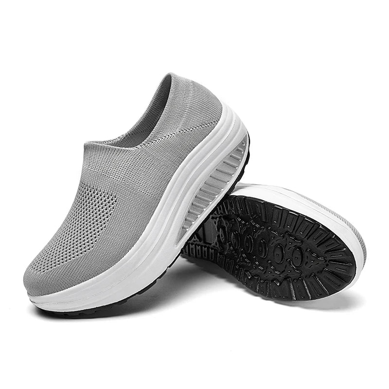 OLIVE | WOMEN'S PLATFORM CASUAL TRAINERS