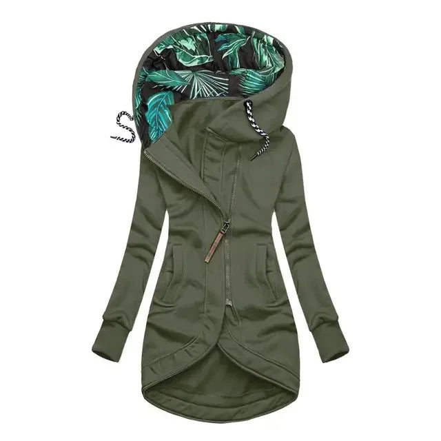 Lauren | Long-Sleeve Hooded Zip Jacket
