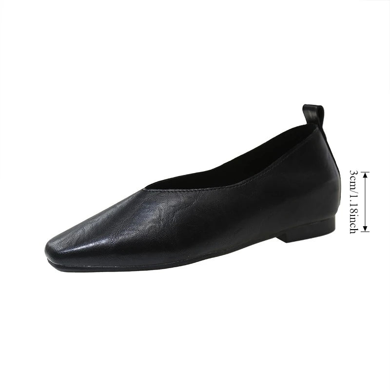 THEA | WOMEN'S GENUINE LEATHER SQUARE-TOE MARY JANE SHOES