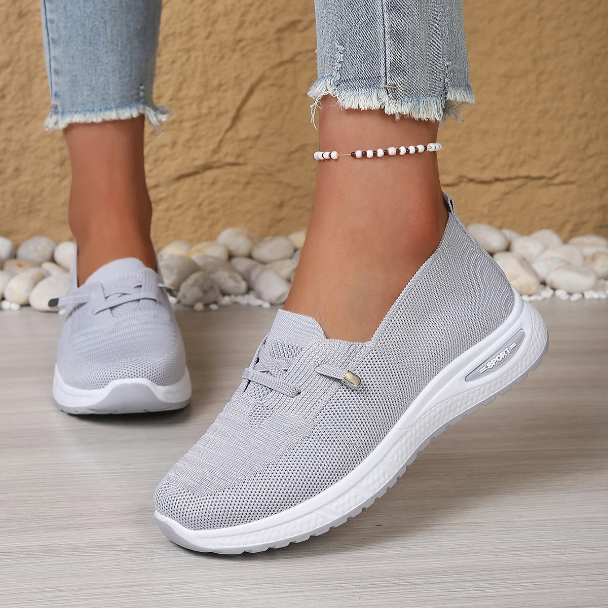 MARYAM | WOMEN'S LIGHTWEIGHT BREATHABLE PLATFORM TRAINERS