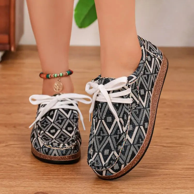 Isla | Orthopedic Patterned Sneakers