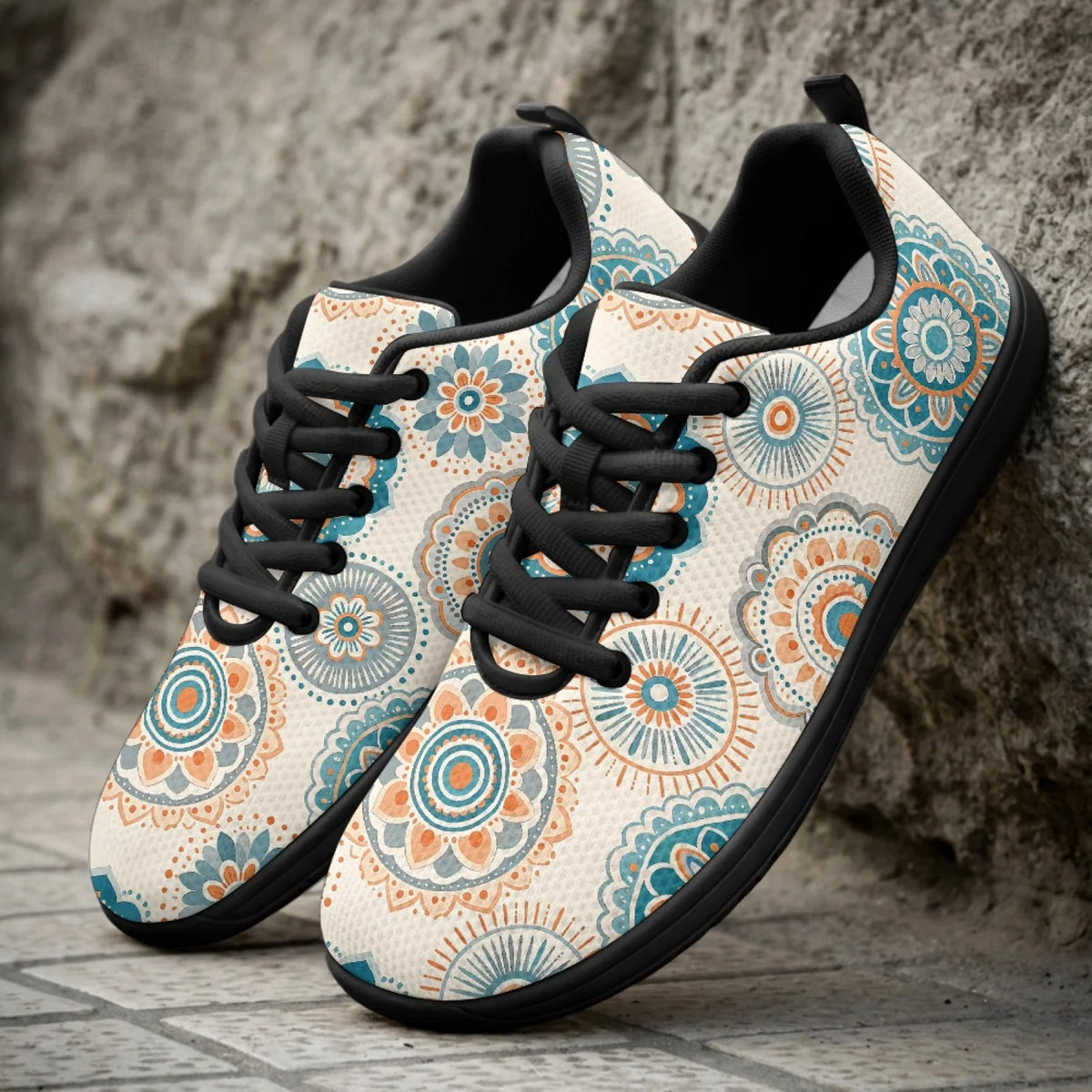 ROMILLY | MANDALA PRINT LIGHTWEIGHT WALKING TRAINERS