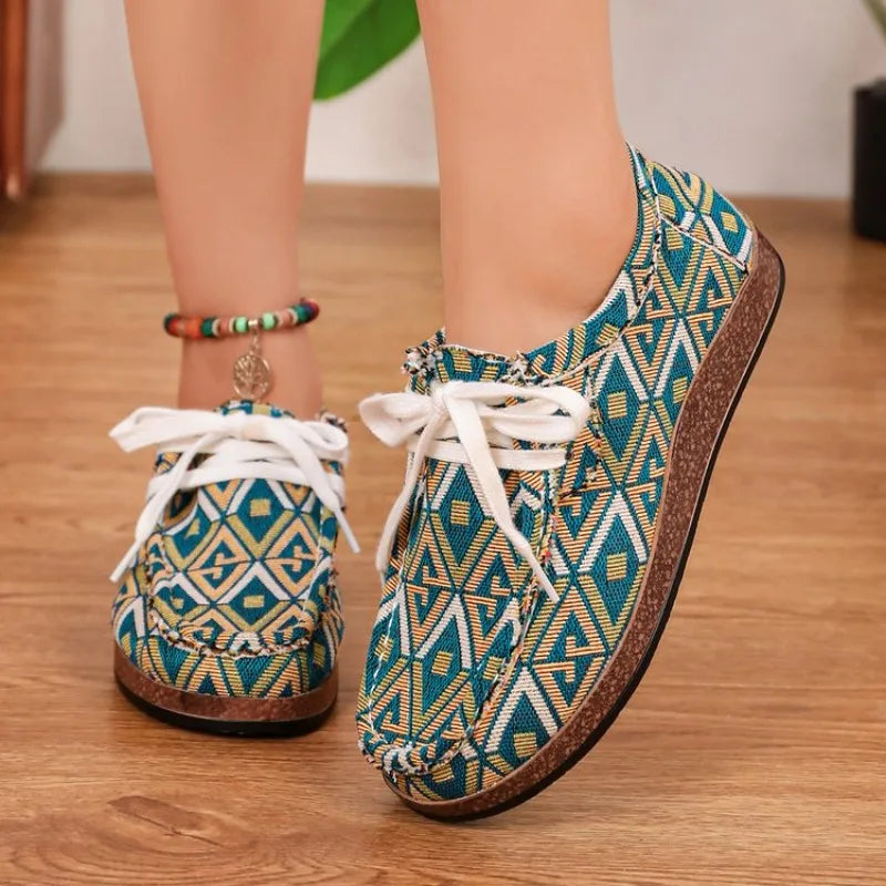 Isla | Orthopedic Patterned Sneakers