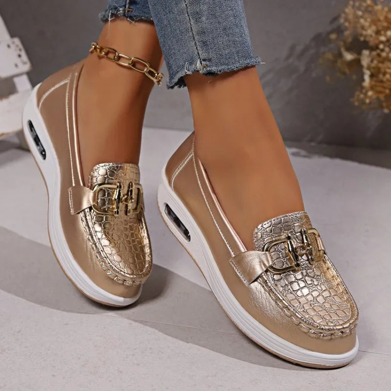 EVA | WOMEN'S LIGHTWEIGHT PLATFORM WALKING LOAFERS
