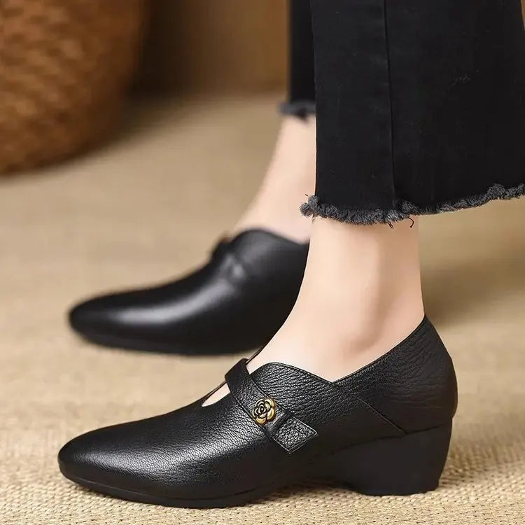 BELLA | GENUINE LEATHER T-STRAP MARY JANE SHOES