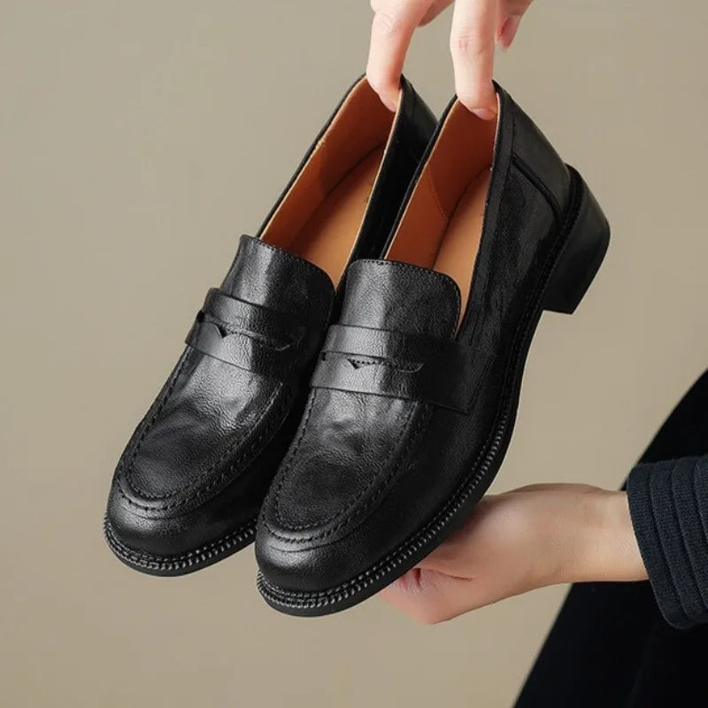 Isabella | Retro British Style Loafers