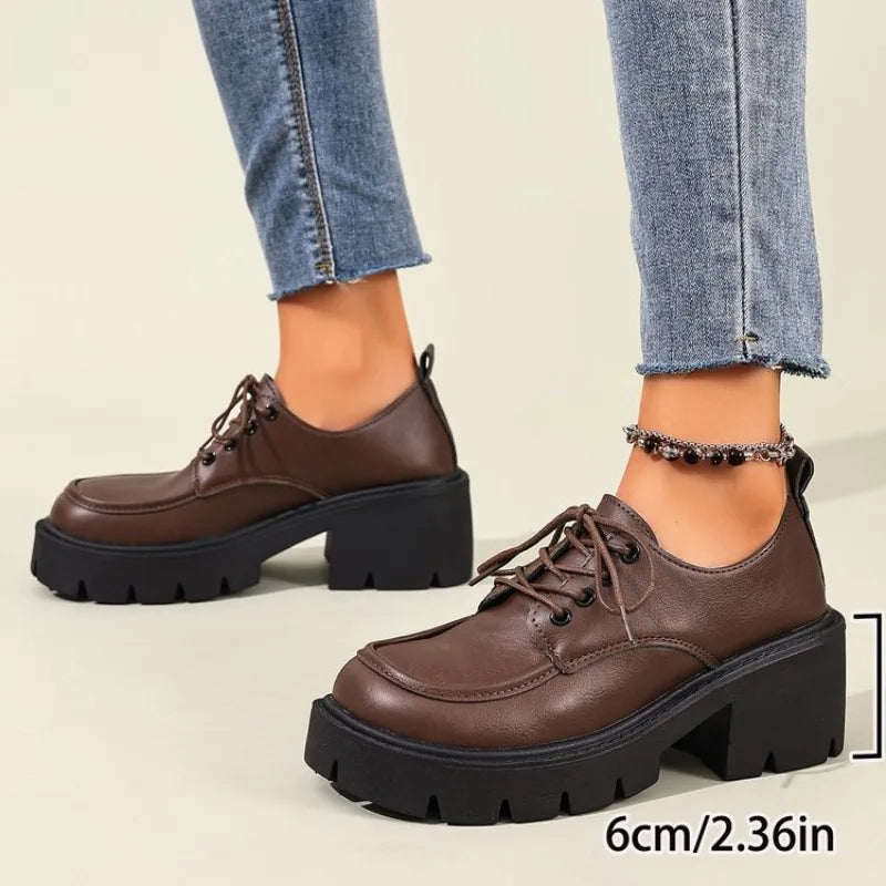 ELOISE | WOMEN'S CHUNKY PLATFORM OXFORD SHOES