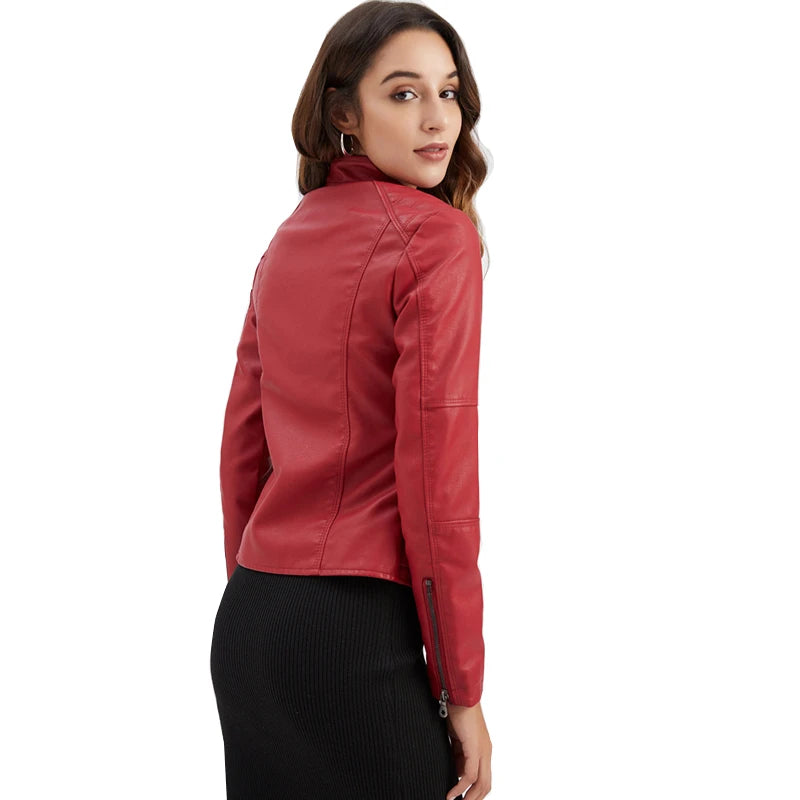 Keira | Women's PU Moto Jacket