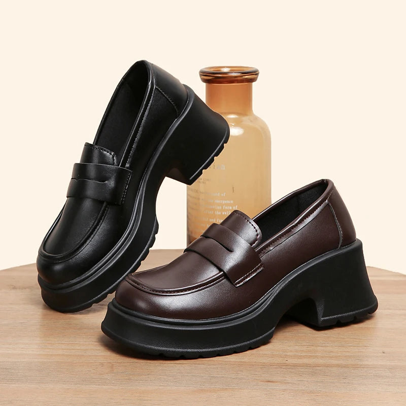 SCARLETT | WOMEN'S PLATFORM MARY JANE LOAFERS