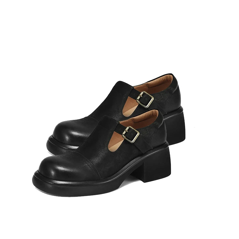 Amelie | Retro Mary Jane Heels