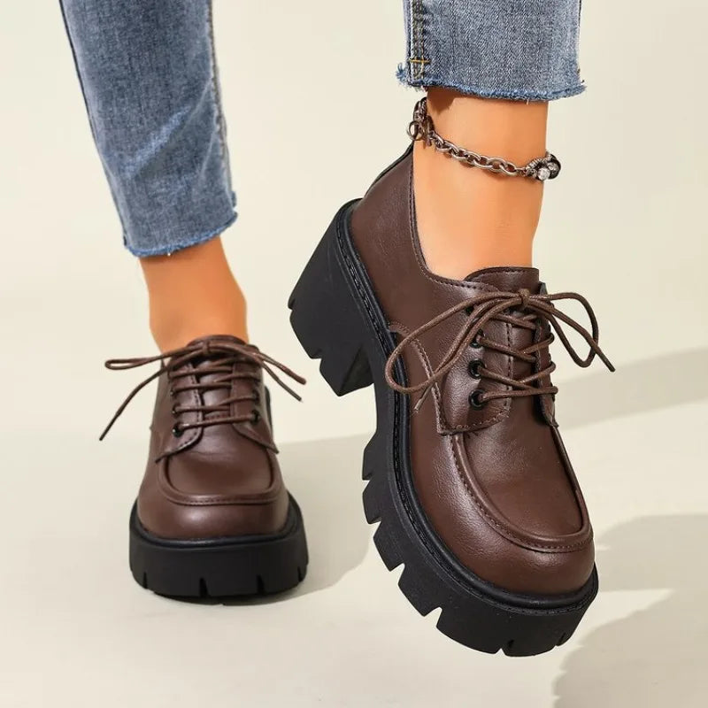 ELOISE | WOMEN'S CHUNKY PLATFORM OXFORD SHOES