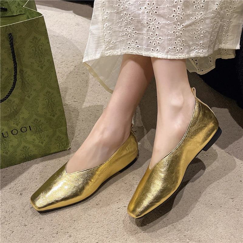 THEA | WOMEN'S GENUINE LEATHER SQUARE-TOE MARY JANE SHOES