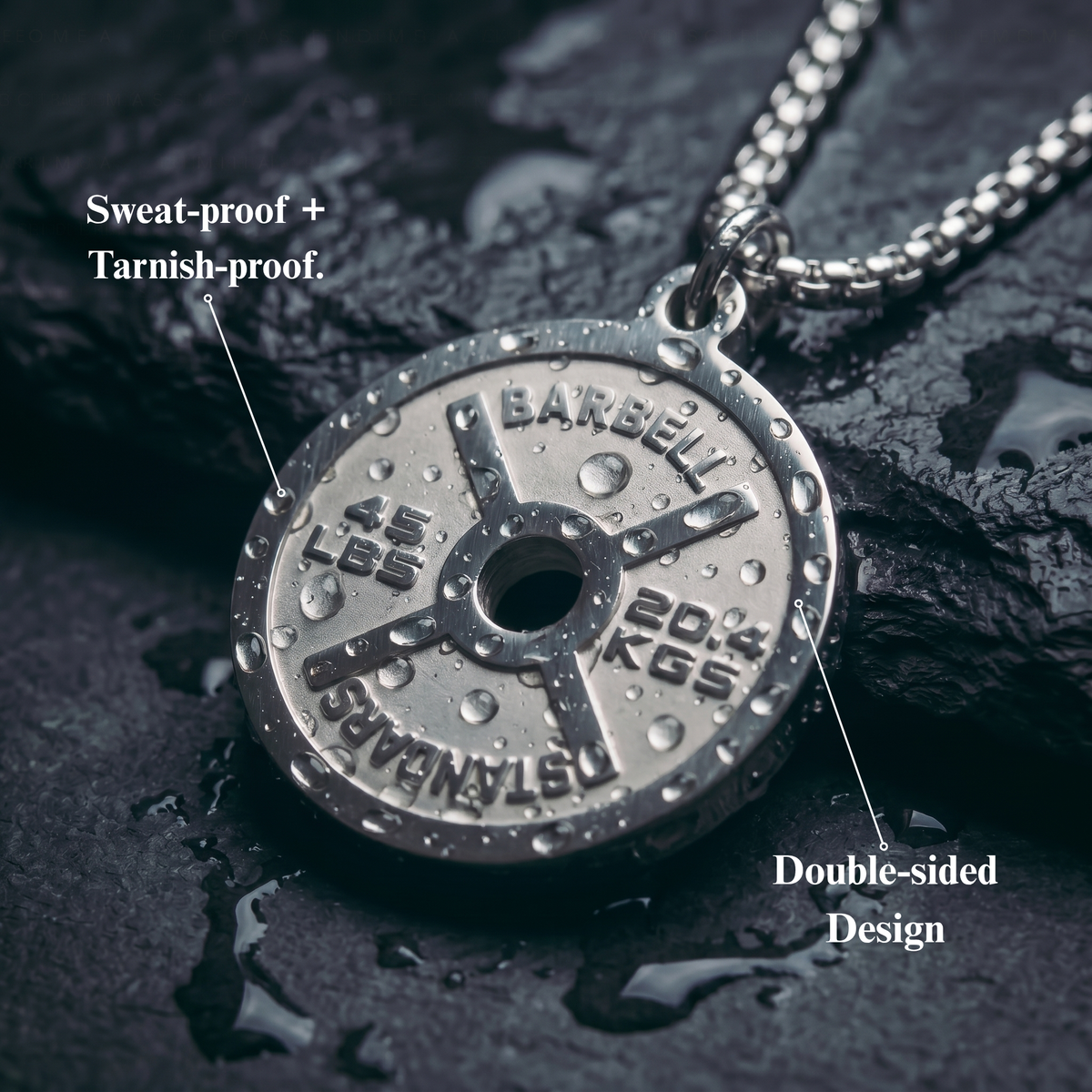 Aria | Power Plate Pendant Necklace