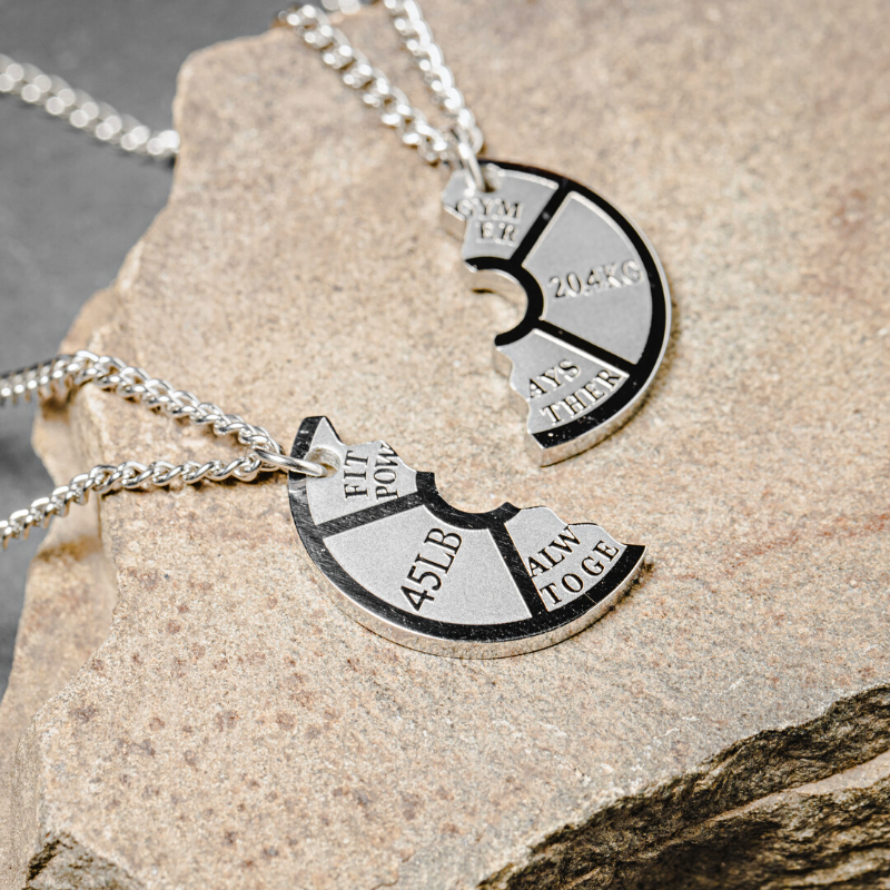 JACOB | COUPLES PLATE PENDANT NECKLACE