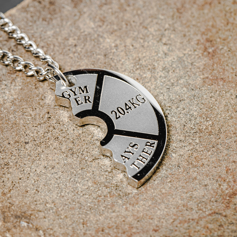 JACOB | COUPLES PLATE PENDANT NECKLACE