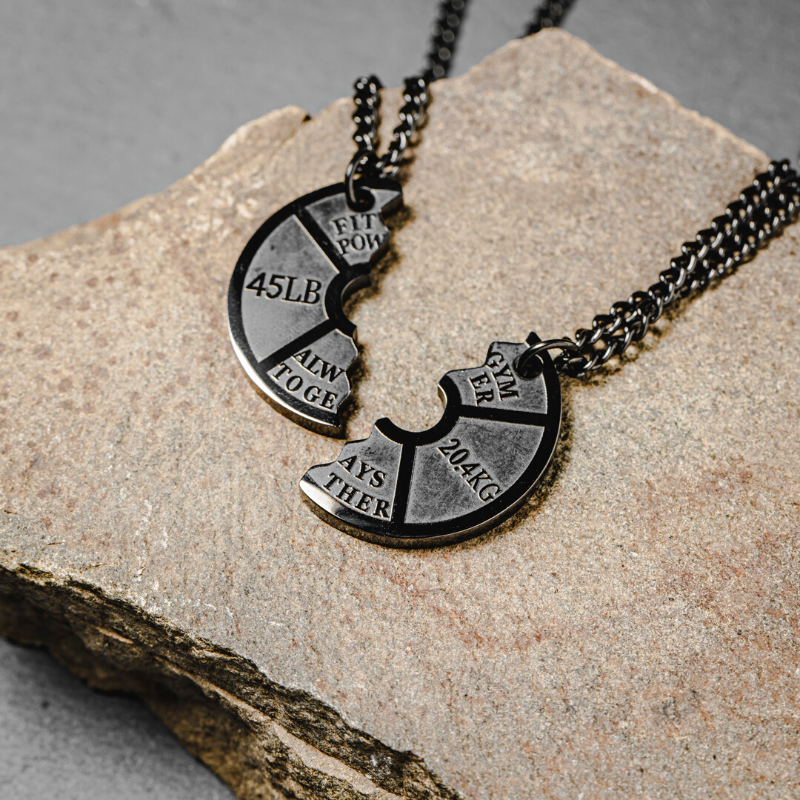 JACOB | COUPLES PLATE PENDANT NECKLACE