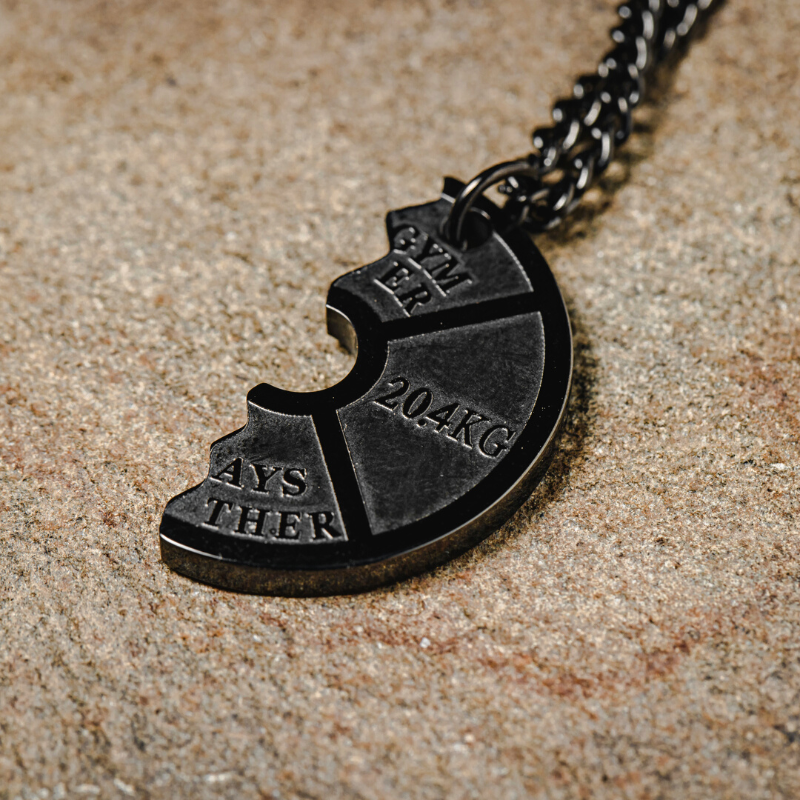 JACOB | COUPLES PLATE PENDANT NECKLACE