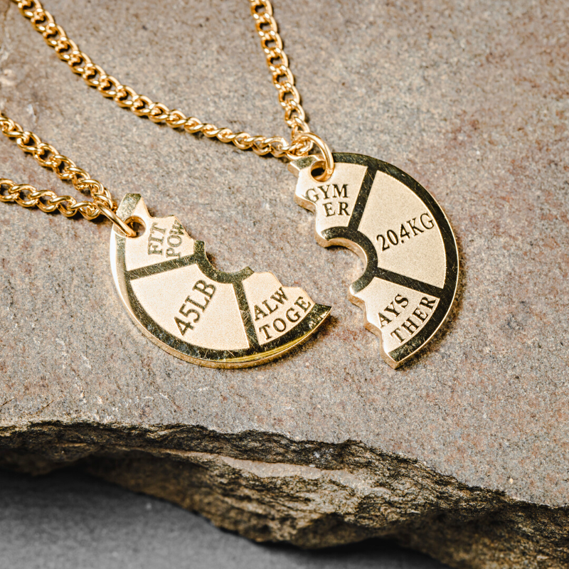 JACOB | COUPLES PLATE PENDANT NECKLACE