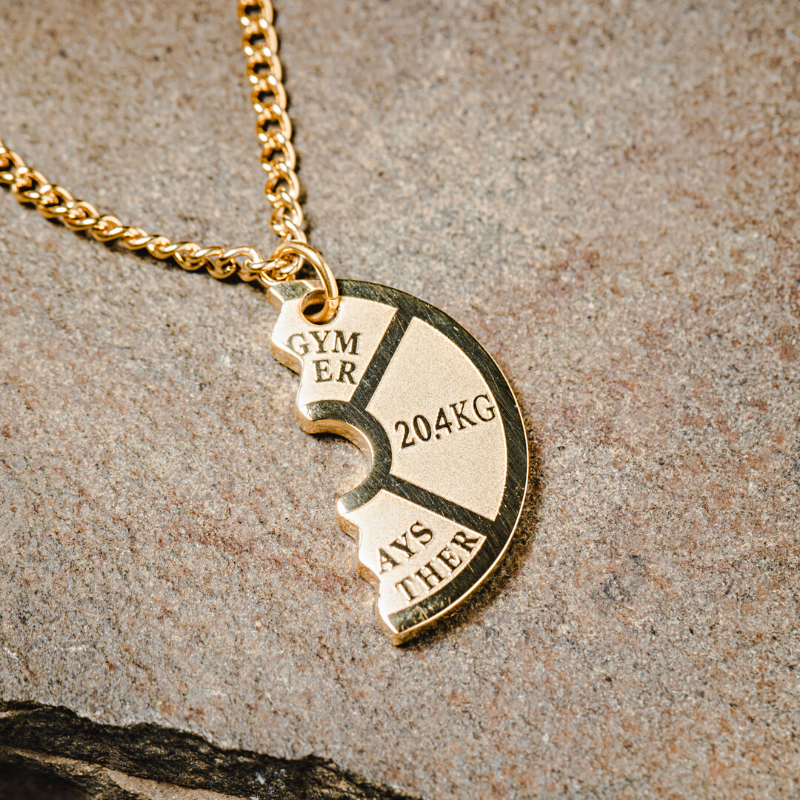 JACOB | COUPLES PLATE PENDANT NECKLACE