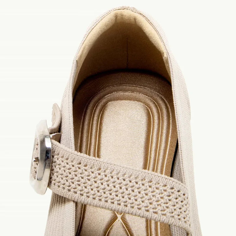 MADDISON | WOMEN'S ORTHOPAEDIC MARY JANE KNIT FLATS