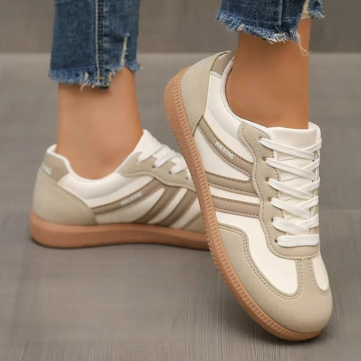 ELSA | ORTHOPEDIC SUEDE TRAINERS  WIDE FIT