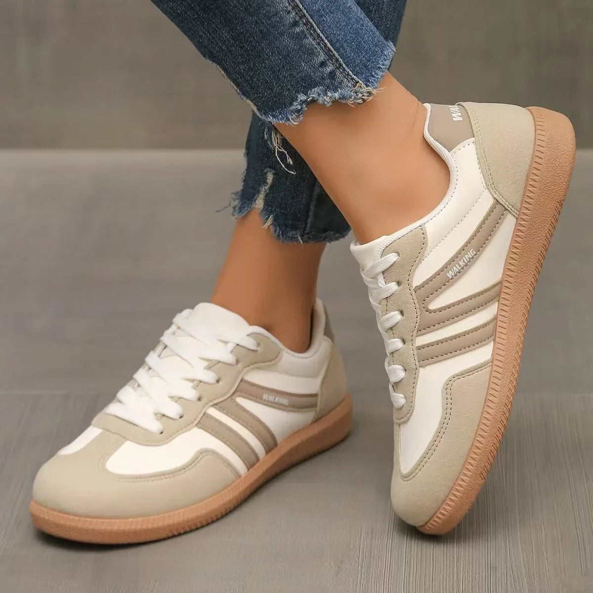ELSA | ORTHOPEDIC SUEDE TRAINERS  WIDE FIT