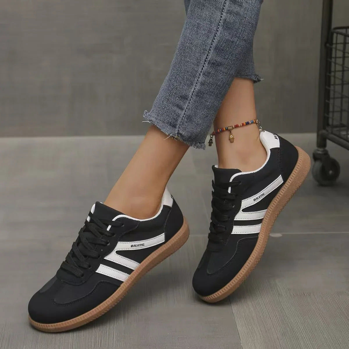 ELSA | ORTHOPEDIC SUEDE TRAINERS  WIDE FIT