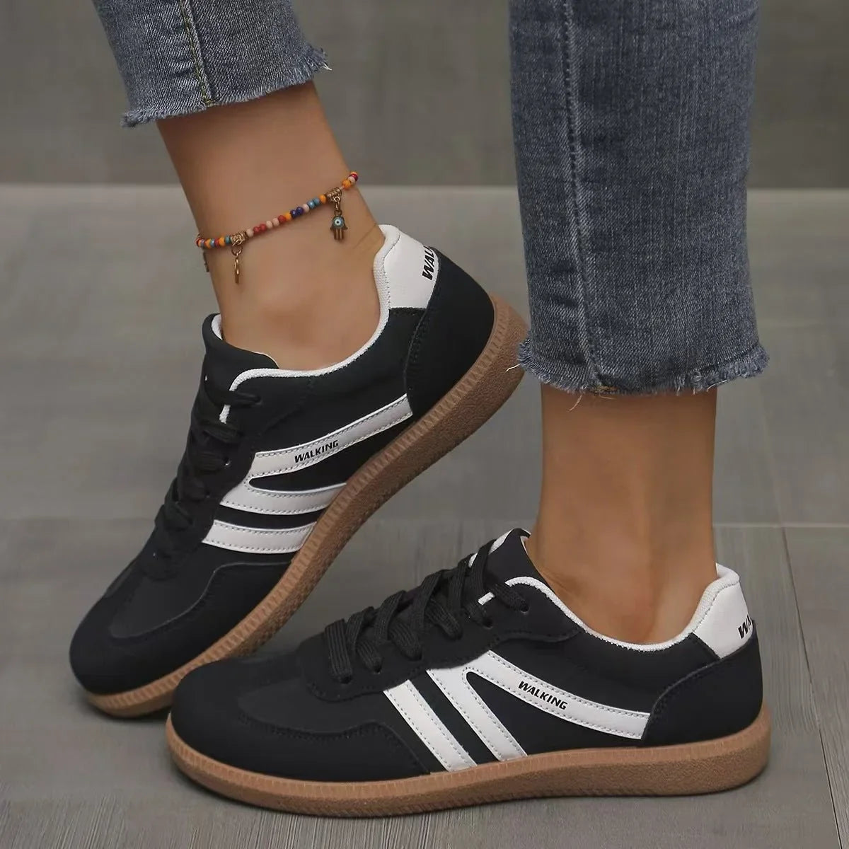 ELSA | ORTHOPEDIC SUEDE TRAINERS  WIDE FIT
