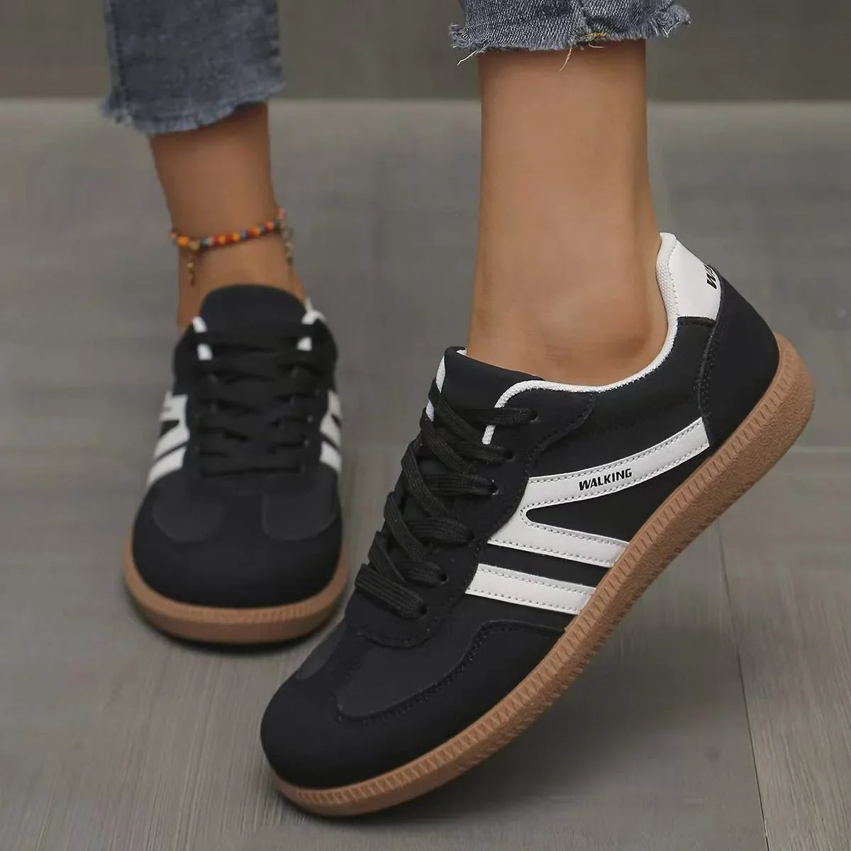 ELSA | ORTHOPEDIC SUEDE TRAINERS  WIDE FIT