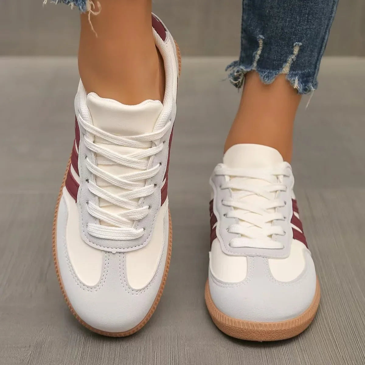 ELSA | ORTHOPEDIC SUEDE TRAINERS  WIDE FIT