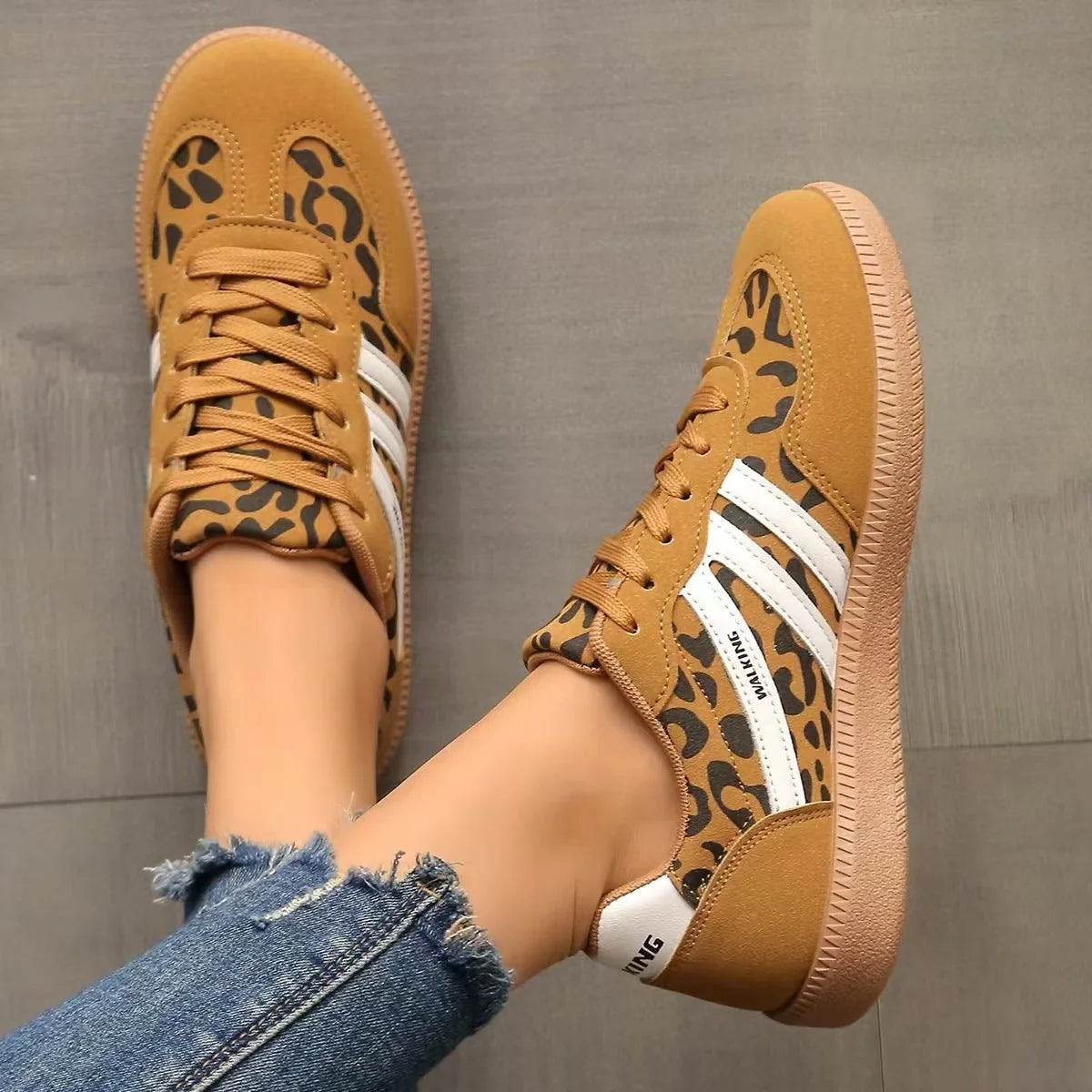 ELSA | ORTHOPEDIC SUEDE TRAINERS  WIDE FIT