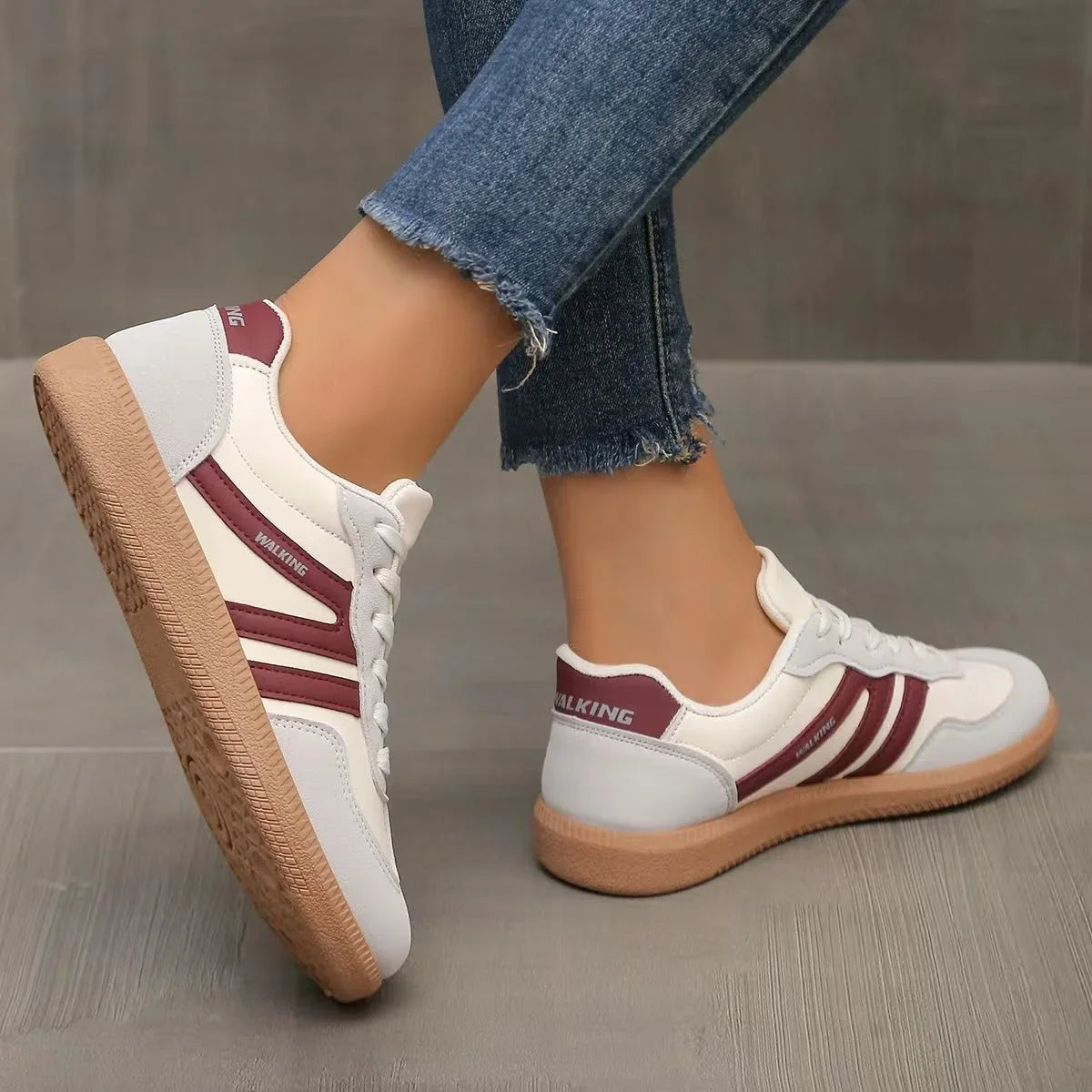 ELSA | ORTHOPEDIC SUEDE TRAINERS  WIDE FIT