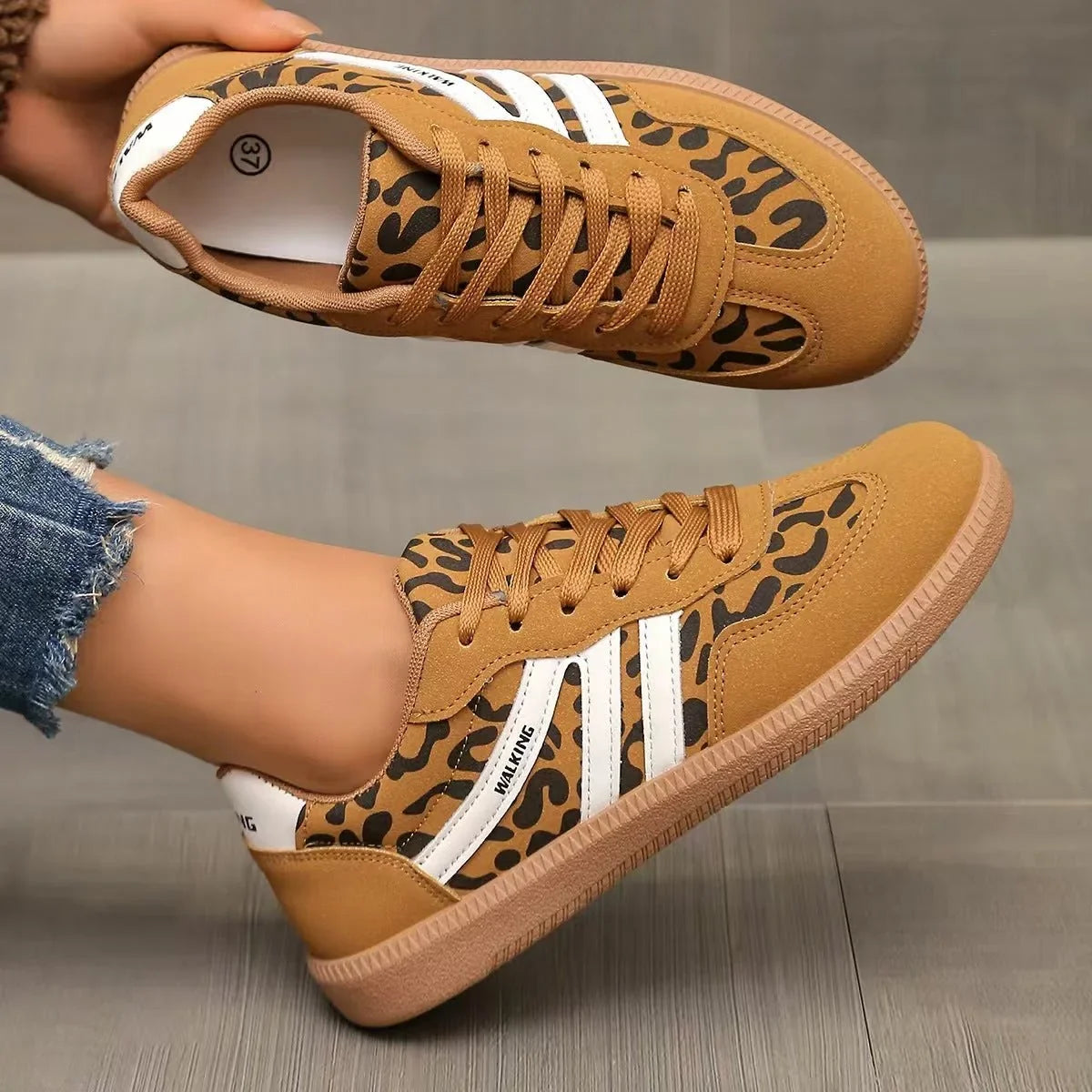 ELSA | ORTHOPEDIC SUEDE TRAINERS  WIDE FIT