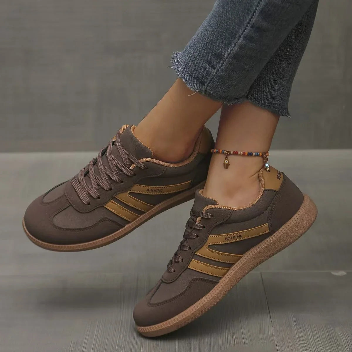 ELSA | ORTHOPEDIC SUEDE TRAINERS  WIDE FIT