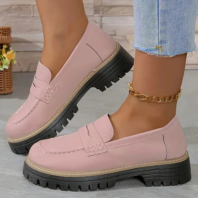 ELIANA | CHUNKY PLATFORM LOAFERS WITH ARCH SUPPORT