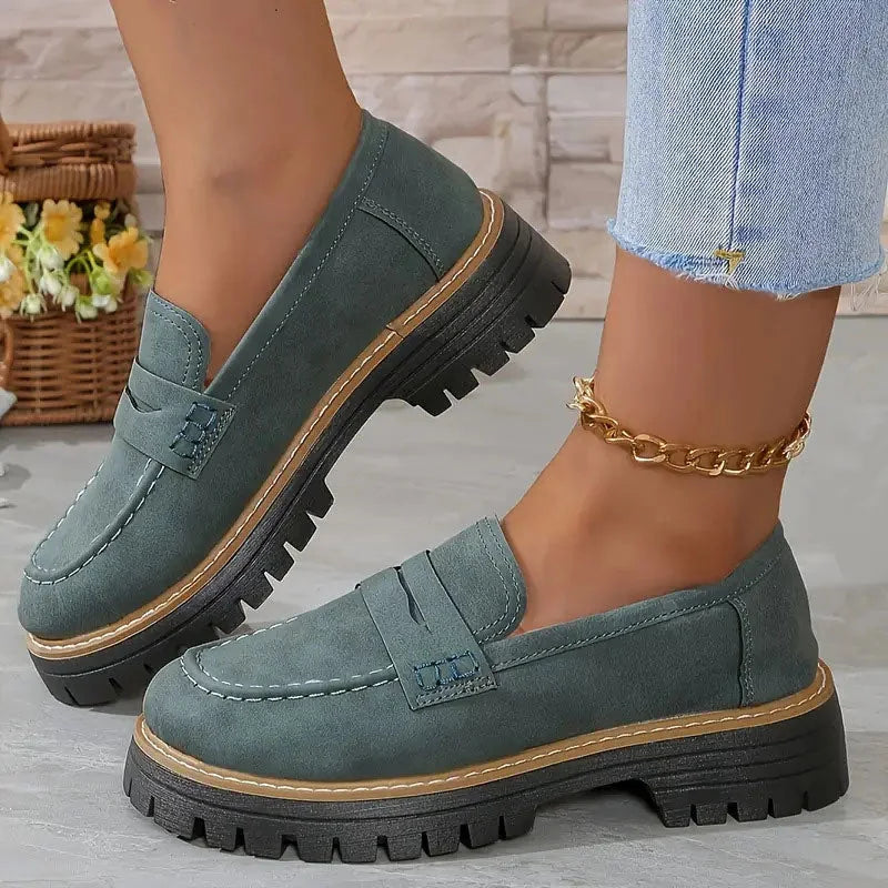 ELIANA | CHUNKY PLATFORM LOAFERS WITH ARCH SUPPORT
