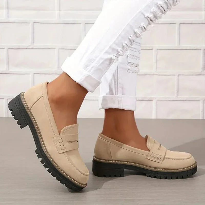 ELIANA | CHUNKY PLATFORM LOAFERS WITH ARCH SUPPORT