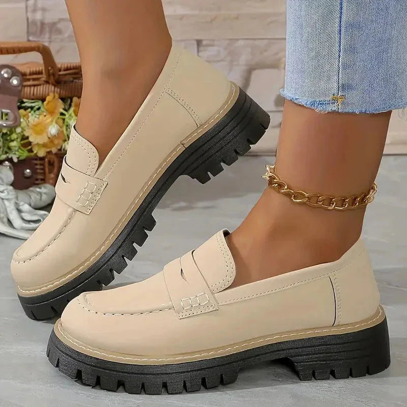 ELIANA | CHUNKY PLATFORM LOAFERS WITH ARCH SUPPORT