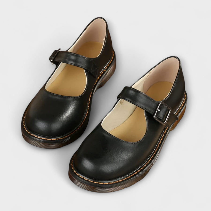 OLIVE | CLASSIC BUCKLE MARY JANE SHOES